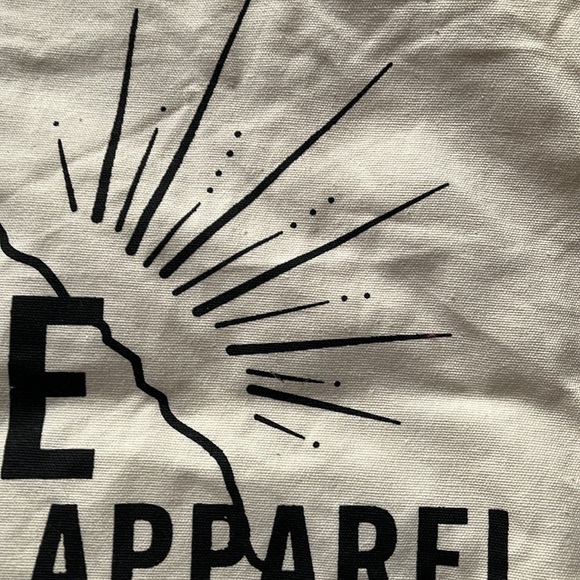 Maxi Canvas Tote Bag Georgia Peach Large Totebag Umgee NWOT - Picture 6 of 13